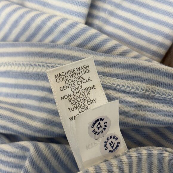 J. Jill 3/4 Sleeve Scoop Neck Tee T-Shirt Top 2X Stripes Pima Cotton C026 -30 - Picture 8 of 15